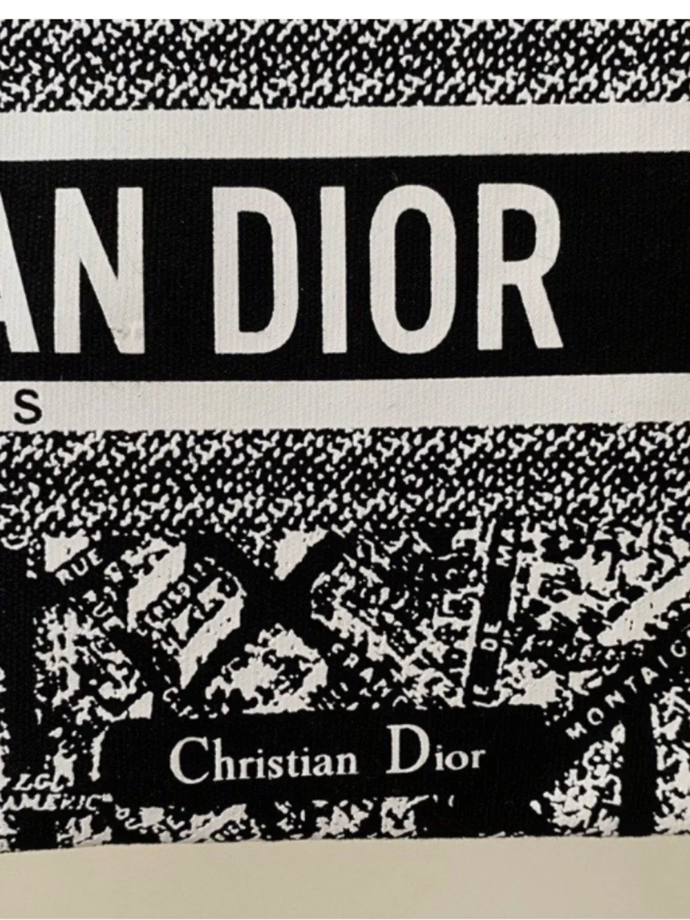 Dior Plan De Paris Map Beaute’Makeup Bag Pouch  Clutch GWP NWB